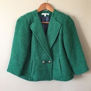 CAbi Ivy Kelly Green Blazer